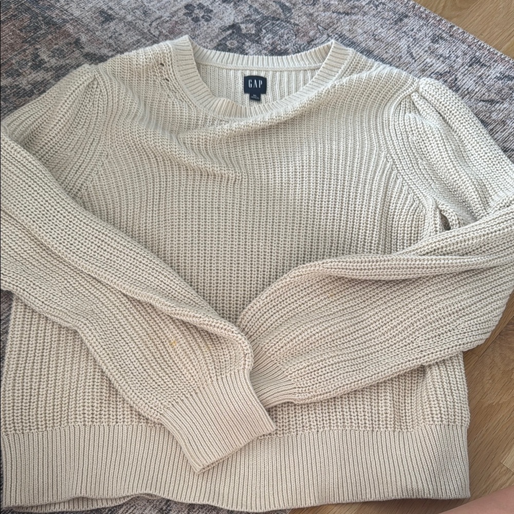 GAP Cream Knit Sweater